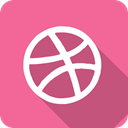 Dribble PaleVioletRed icon