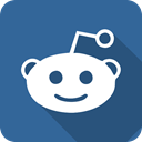 Reddit SteelBlue icon