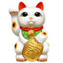 hello, japan, icojam, Cat, maneki neko, Clients Black icon