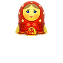 woman, open, matrioshka, matreshka, Toy, mother, doll Black icon