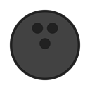 Ball, Bowling, boliche, Bowl, ninepins, Strike, skittes DarkSlateGray icon