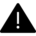 Caution, exclamation, Warning Sign, triangle, warning, Triangles, signs Black icon