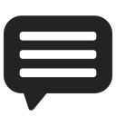 Communication, Comment, Message, messages Black icon
