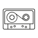 cassette, Analogic Black icon