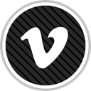 media, Vimeo, online, Social DarkSlateGray icon