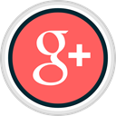 Social, media, google, share, plus Tomato icon