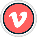 Vimeo, Social, share, media Tomato icon