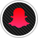 online, media, Snapchat, Social DarkSlateGray icon