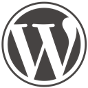 Logo, blog, Wordpress, Blogging, cms, wordpress icon DarkSlateGray icon
