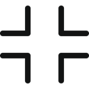 fullscreenexit, fullscreen exit, minimize, Exit, Fullscreen Black icon