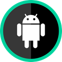 online, Logo, Android, Social, media DarkSlateGray icon