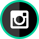 media, Instagram, online, Social, Logo DarkSlateGray icon