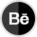 Logo, online, Social, media, Behance DarkSlateGray icon