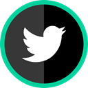 twitter, Social, media, Logo, online DarkSlateGray icon