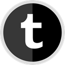 media, Social, online, Logo, Tumblr DarkSlateGray icon