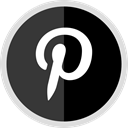 online, Logo, Social, media, pinterest DarkSlateGray icon