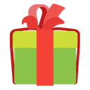 Box, xmas, birthday, present, Advantage, gift, christmas YellowGreen icon
