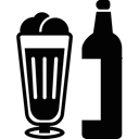 food, leisure, drinks, drinking, Alcohol, bottles, drink Black icon