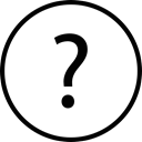interface, Punctuation, Questions, Ortography, Questioning, question mark, buttons Black icon