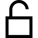 Unlock, opened, padlock, Unblocked, signs, Padlocks, Unlocked Black icon