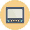 screen, Display, monitor, Tv Khaki icon