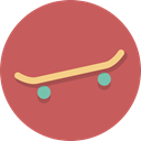 Skateboard IndianRed icon