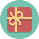 present, gift MediumAquamarine icon