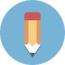 Compose, Edit, write, pencil SkyBlue icon
