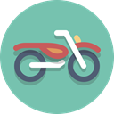 Scooter, Motorscooter, Motorbike, Motorcycle MediumAquamarine icon