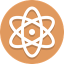 Molecule, Atom SandyBrown icon