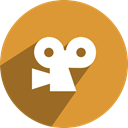 network, free, media, Viddler, Social Goldenrod icon