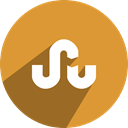 Direction, way, stumb, Stumbleupon Goldenrod icon