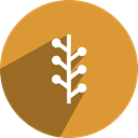 Newsvine, network, News, Tree, Vine Goldenrod icon