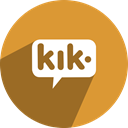 Chat, kik., Kik Goldenrod icon
