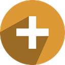 netvibes, Social, media, network, free Goldenrod icon