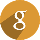 free, network, Social, media, google Goldenrod icon