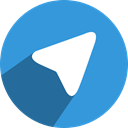 Social, send, network, telegram, Chanal, Chat, media DodgerBlue icon