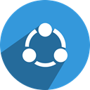 free, Social, network, shareit, media DodgerBlue icon