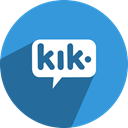 Social, network, Kik, media DodgerBlue icon