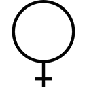 Girl, signs, sex, Women, Femenine, Genders, woman Black icon