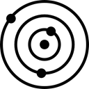 interface, place, Circles, Positional, Radars, Area, Circle Black icon