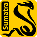 Sumatrapdf, Serpent, sumatra pdf, snake Gold icon