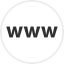www, Social, Logo, media Gainsboro icon