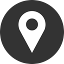 media, Social, location, Logo DarkSlateGray icon