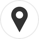 Social, pin, location, Logo, media DarkSlateGray icon