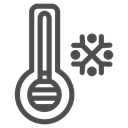 zero, temperature, Air, Cold, weather, Condition, fresh DarkSlateGray icon