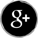 Logo, Social, media, google, plus Black icon