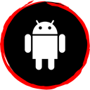 media, Logo, Android, Social Black icon