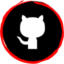 Social, Logo, Github, media Black icon