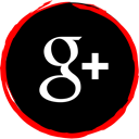 plus, media, Social, google, Logo Black icon